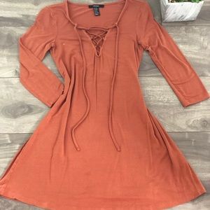 Fall long sleeve flowy dress